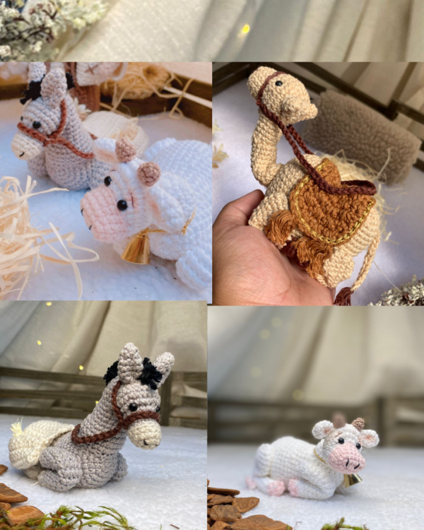 Burrinho ,vaca e Camelo